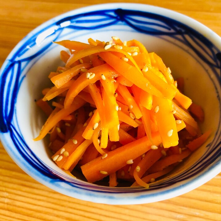 お弁当にも☆顆粒だしだけ!人参きんぴら